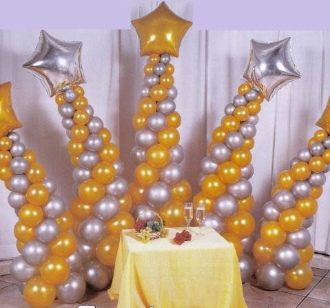 Воздушные шары в интерьере детского праздника. Мастер-классы (43) (479x447, 107Kb)