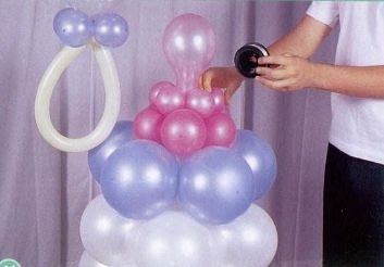 Воздушные шары в интерьере детского праздника. Мастер-классы (121) (353x246, 39Kb)