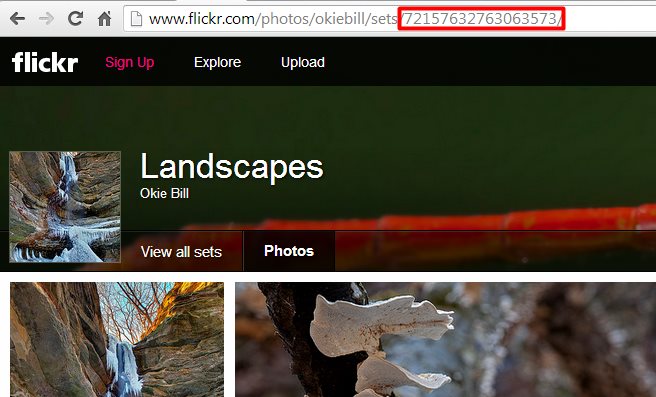 DownFlickr Sets Id