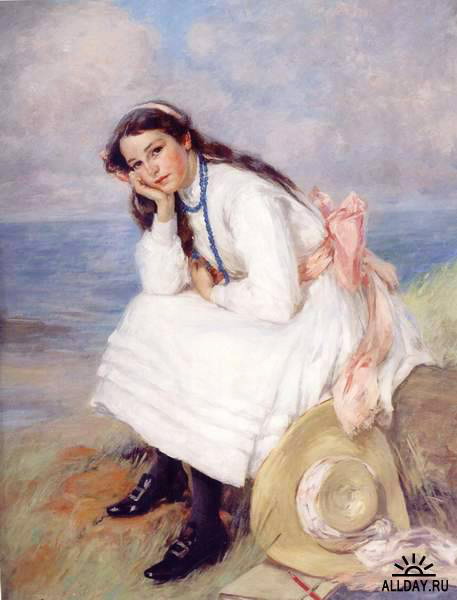 Rupert  Bunny.  madge  currie 1911 (457x600, 46Kb)