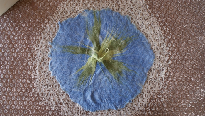 Цветы в технике мокрого валяния из шерсти. Фото мастер-класс (26) (700x396, 277Kb)