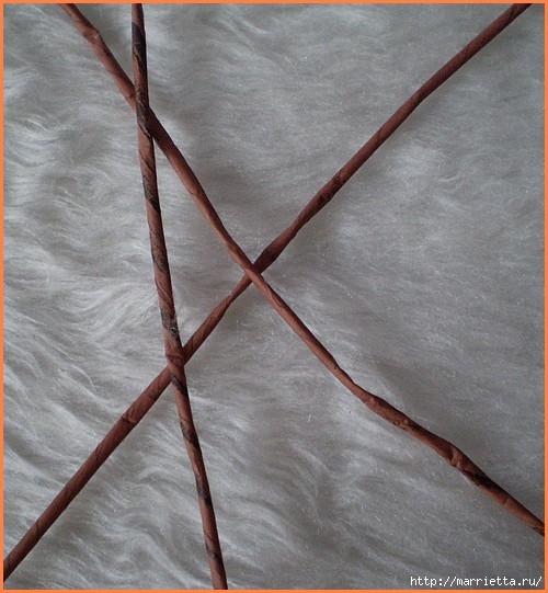 Спиральное плетение из газетных трубочек. Мастер-класс (8) (500x541, 167Kb)