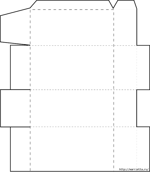 Упаковка для пасхального подарка своими руками. Шаблон (2) (612x700, 53Kb)