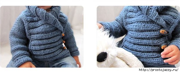 свитер спицами для малыша7 (604x246, 107Kb)
