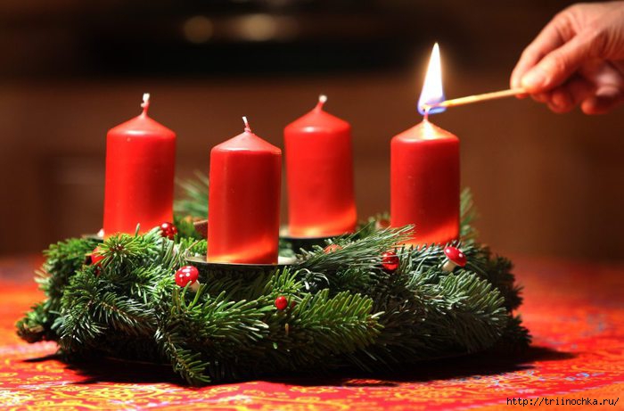 Четыре свечи. Рождественский пост. Смысл и важность их горения. Не пропустите!/4059776_Advent (700x461, 159Kb)