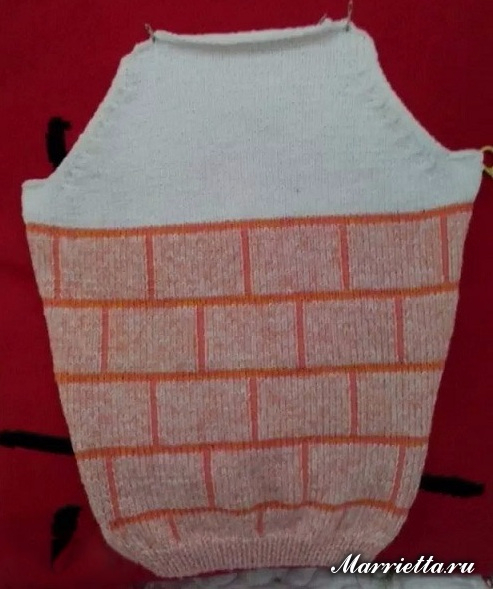 Забавный детский пуловер спицами для мальчика (5) (493x589, 227Kb)