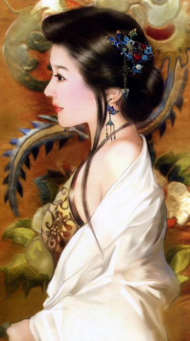 Chinese Paintings of girls2 (391x700, 326Kb)