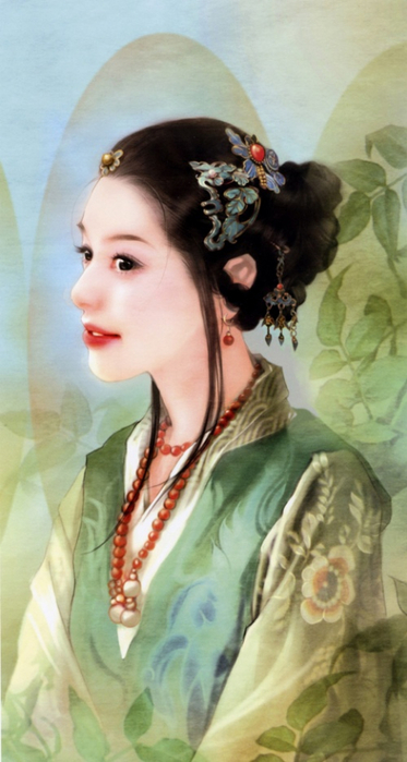 Chinese Paintings of girls13 (373x700, 255Kb)