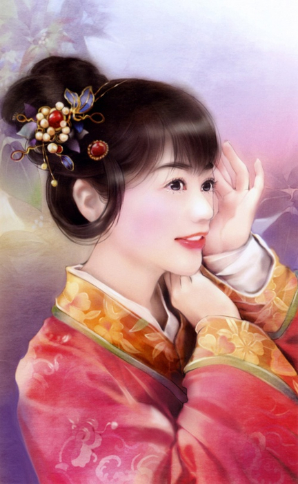 Chinese Paintings of girls17 (432x700, 292Kb)