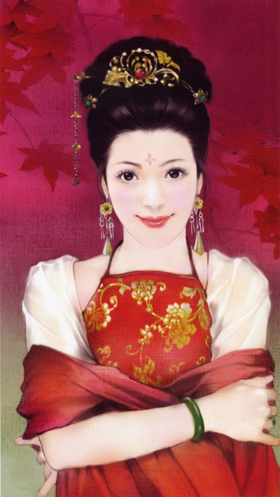 Chinese Paintings of girls18 (395x700, 279Kb)