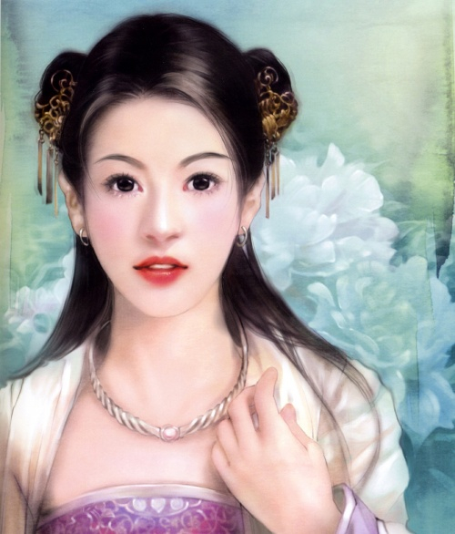 Chinese Paintings of girls22 (500x586, 229Kb)