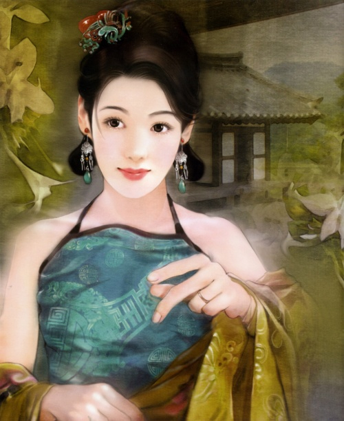 Chinese Paintings of girls30 (500x612, 259Kb)