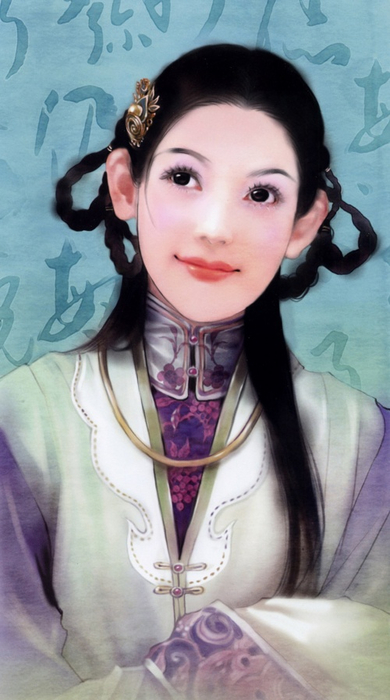 Chinese Paintings of girls43 (390x700, 256Kb)
