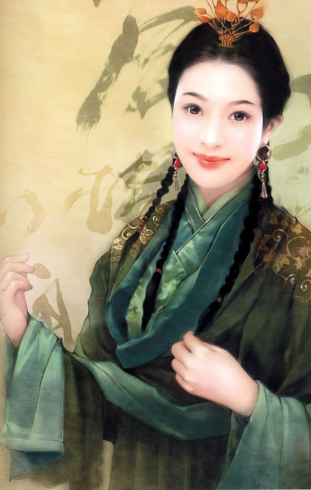 Chinese Paintings of girls54 (444x700, 279Kb)