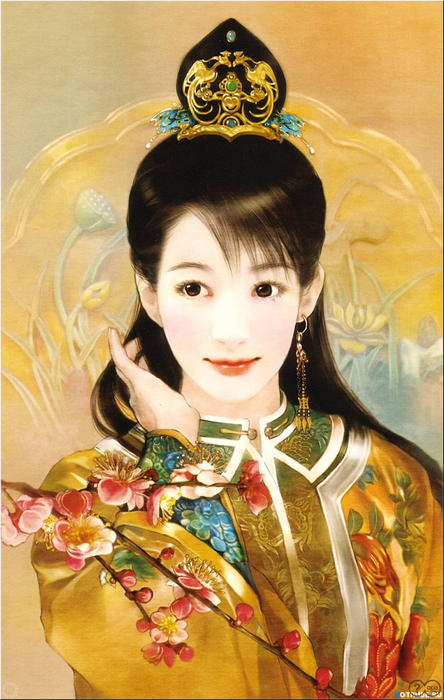 Китайские девушки от тайваньской художницы Der Jen35 (444x700, 415Kb)