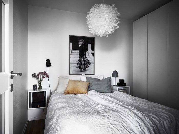 Пример красивого минимализма в однокомнатной квартире