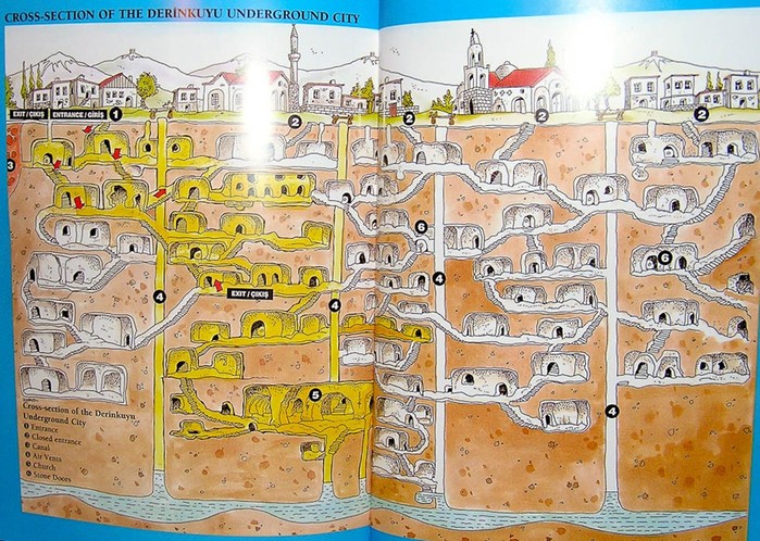 Как в Турции было открыто более 200 подземных городов