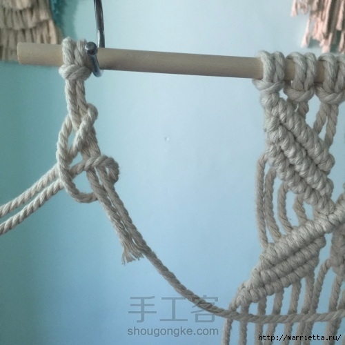 Плетение декоративного панно в технике макраме (19) (500x500, 124Kb)