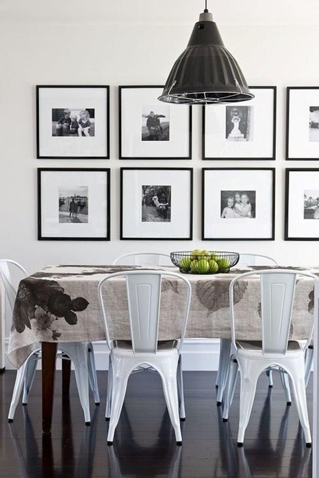 Как развесить фотографии на стене   домашняя фотогалерея