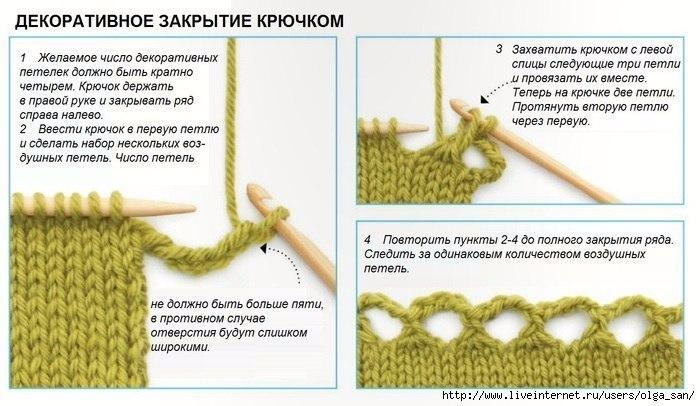 Стягивающая петля при вязании крючком Стягивающая петля при вязании крючком
