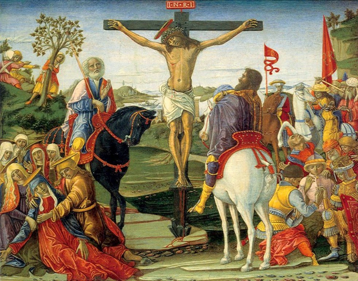 Benvenuto di Giovanni Crucifixion-_1491__1 (700x548, 526Kb)