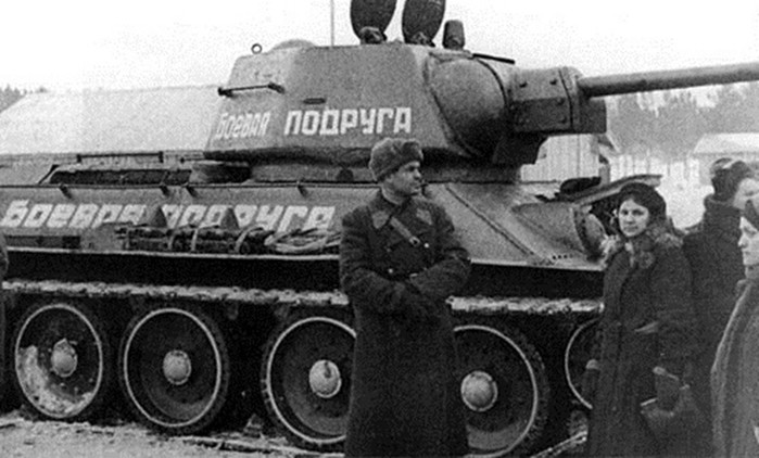 Как Мария Октябрьская била фашистов на личном танке