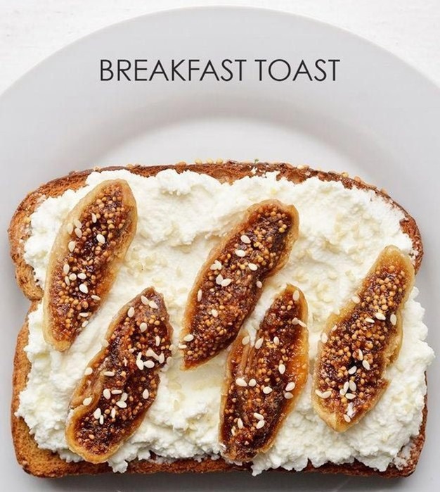 Варианты вкусных тостов на завтрак