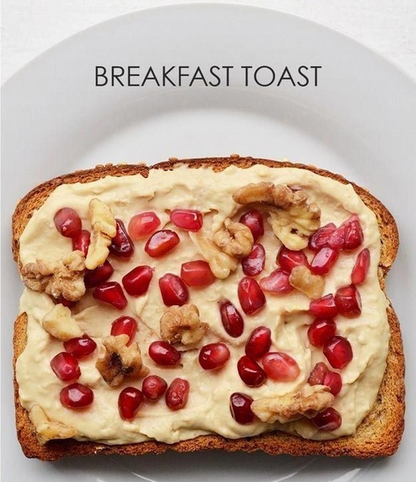 Варианты вкусных тостов на завтрак