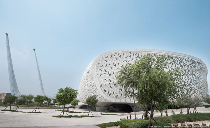 Футуристическая мечеть в столице Катара