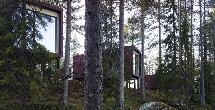 Дизайн и интерьер отеля в Лапландии