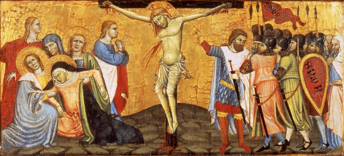 Cecco_di_Pietro,_Crucifixion,_1386-95,_Museo_nazionale_di_San_Matteo (700x317, 340Kb)