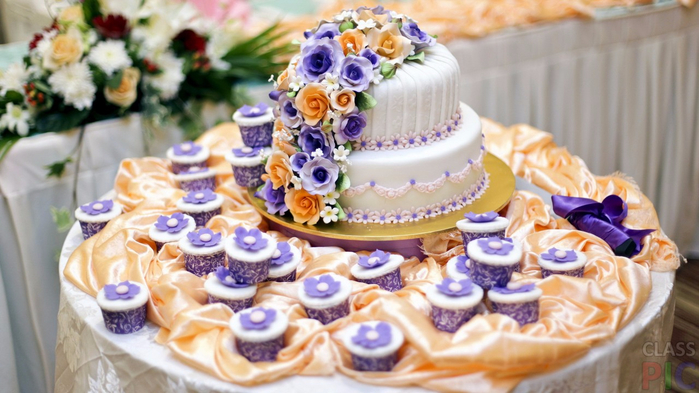 Красивые свадебные торты и сладости на свадьбу19 (700x393, 335Kb)