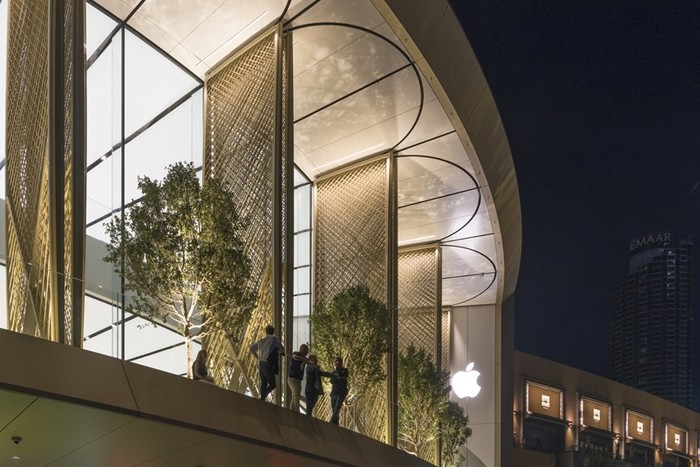 Дизайн флагманского магазина Apple в Дубае
