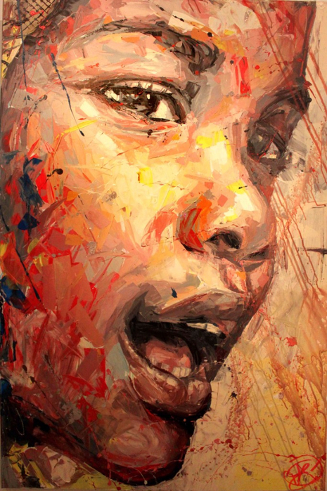 абстрактный женский портрет Анри Лами (Henri Lamy)10 (465x700, 432Kb)