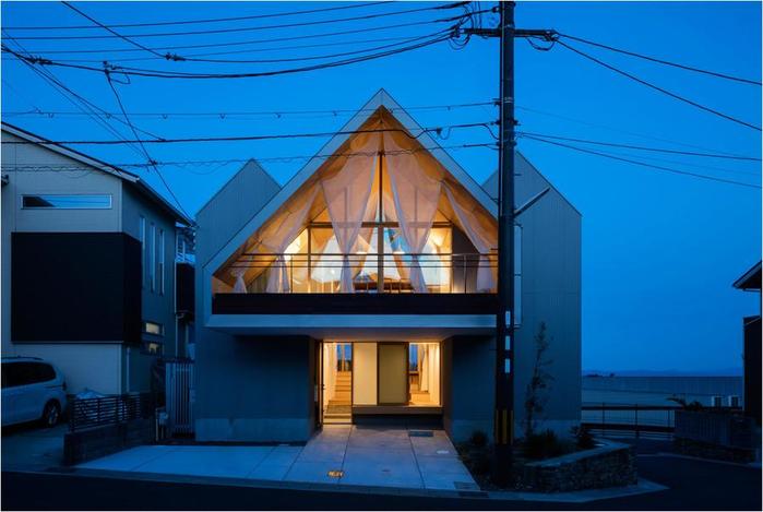 Необычный дом в Киото, гармонично связанный с окружающей средой