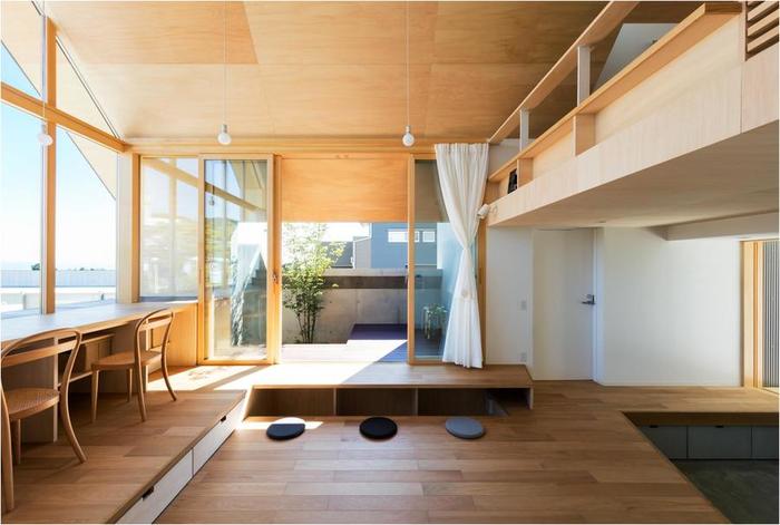 Необычный дом в Киото, гармонично связанный с окружающей средой