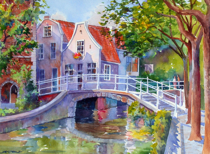 WEB_Canal_Bridge_Delft_Holland (700x514, 568Kb)