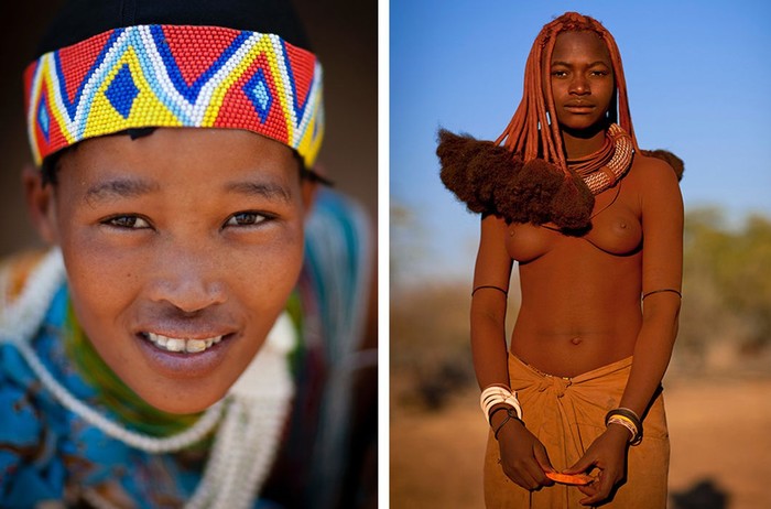 Жизнь племен Намибии на фотографиях Эрика Лафорга