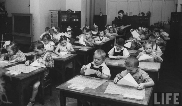 Советский детский сад 1960 года на фотографиях журнала Life