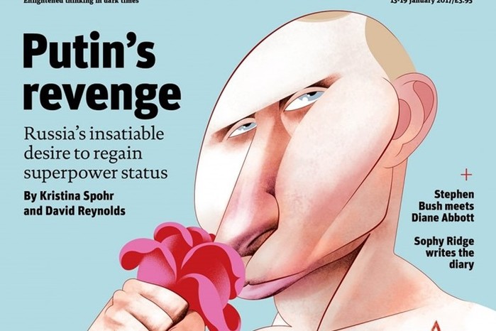 10 обложек зарубежных журналов, посвященных Путину