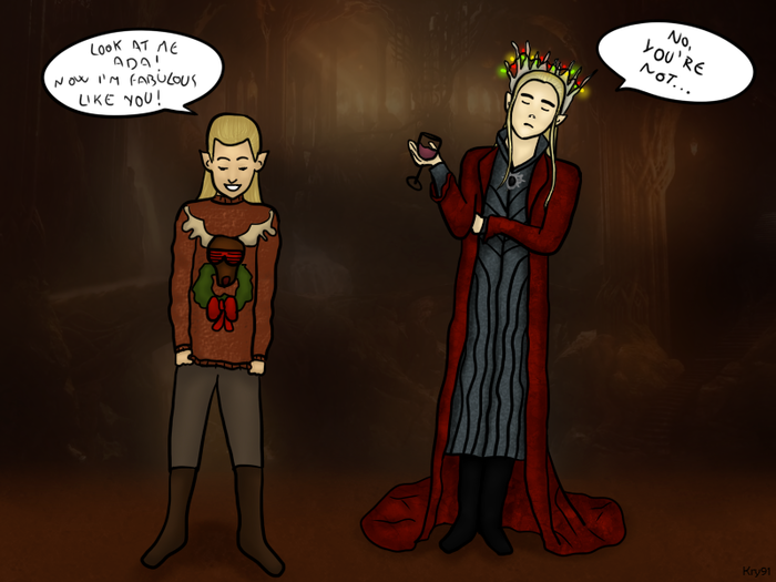 thranduil_and_legolas__a_fabulous_sweater_by_krystal91-d6xnv4x (700x525, 340Kb)