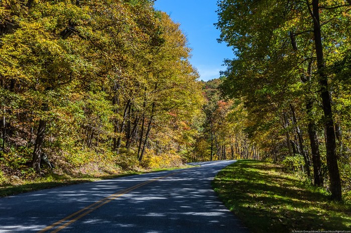 Любимая дорога Америки — Blue Ridge Parkway