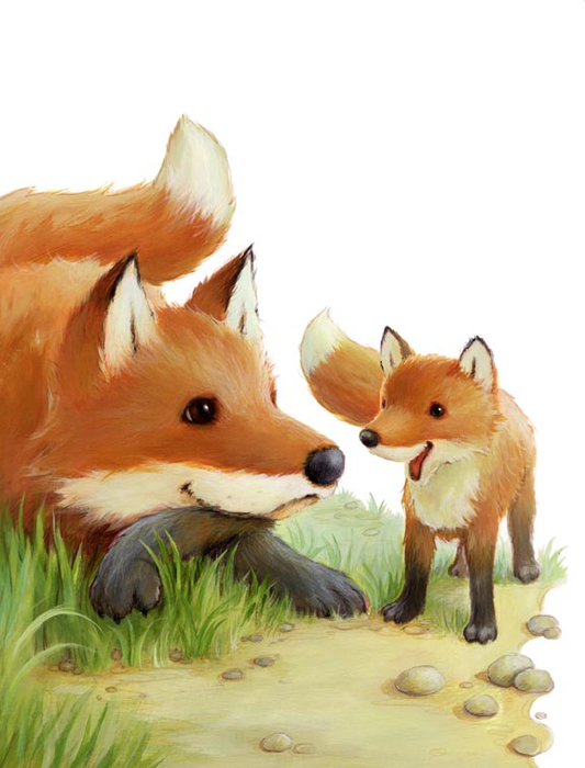bk34219 foxes (533x700, 263Kb)