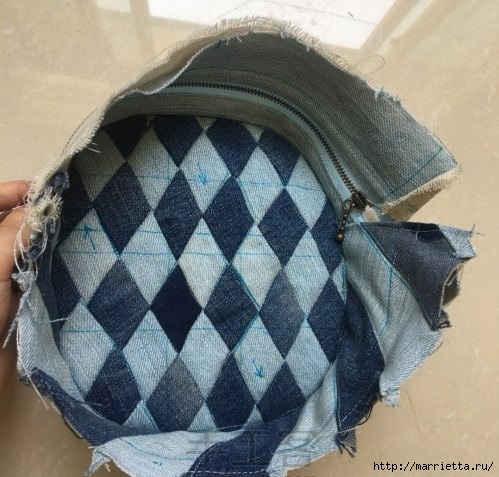 Шьем сумочку-косметичку из старых джинсов (12) (499x477, 162Kb)