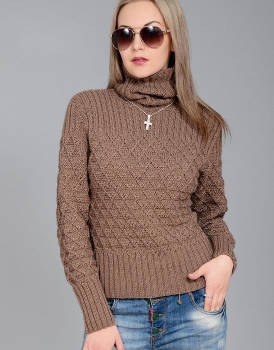 свитер шоколадного цвета с узором из ромбов /4121583_AlexandraDillon7 (548x699, 92Kb)