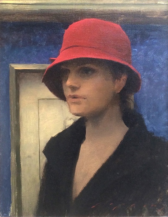 Girl with Red Hat (541x700, 127Kb)