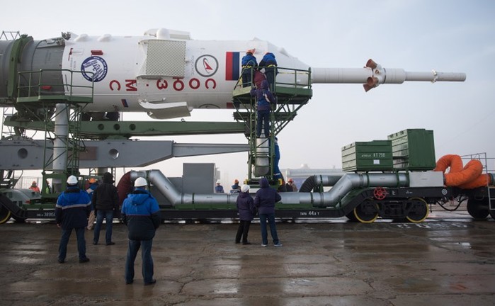 Старт российского корабля «Союз МС 08» для полета на МКС