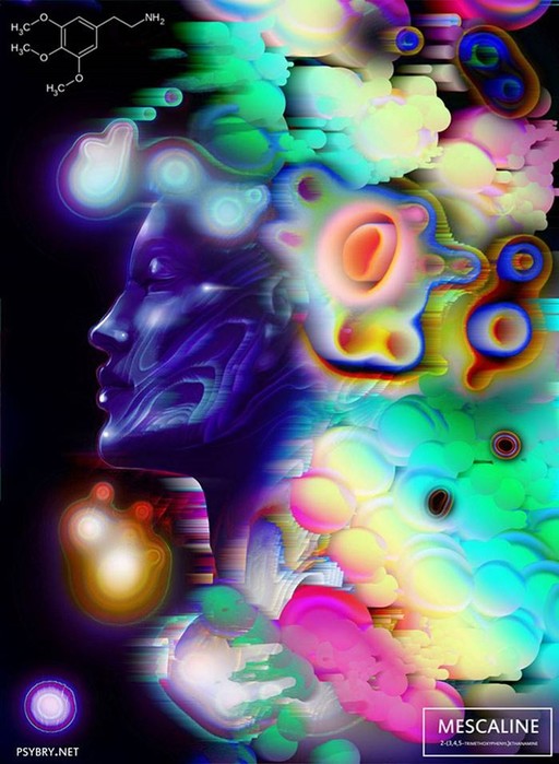 Художник принял 20 наркотиков, чтобы показать нам их воздействие на мозг человека