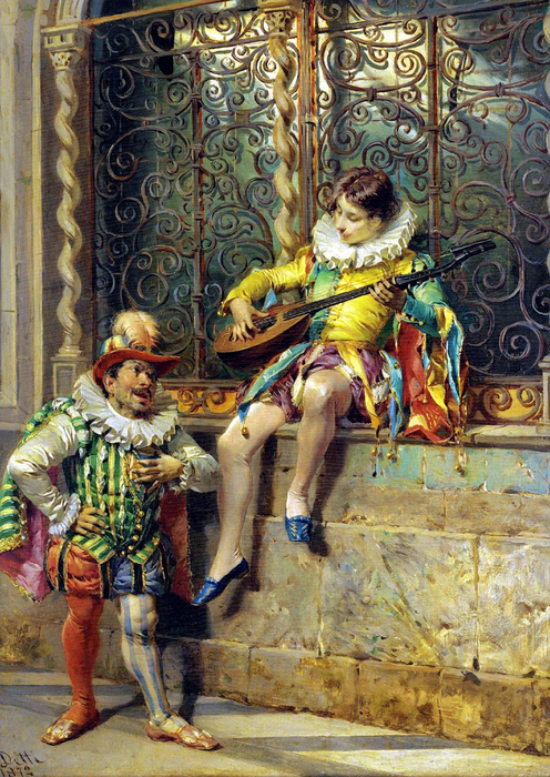 6а1872_Музыканты (The Musicians)_31 х 23_д.,м._Частное собрание (496x700, 608Kb)