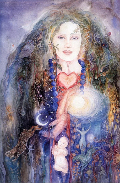 Helen Nelson-Reed - American Visionary Watercolor painter (14) (458x700, 445Kb)